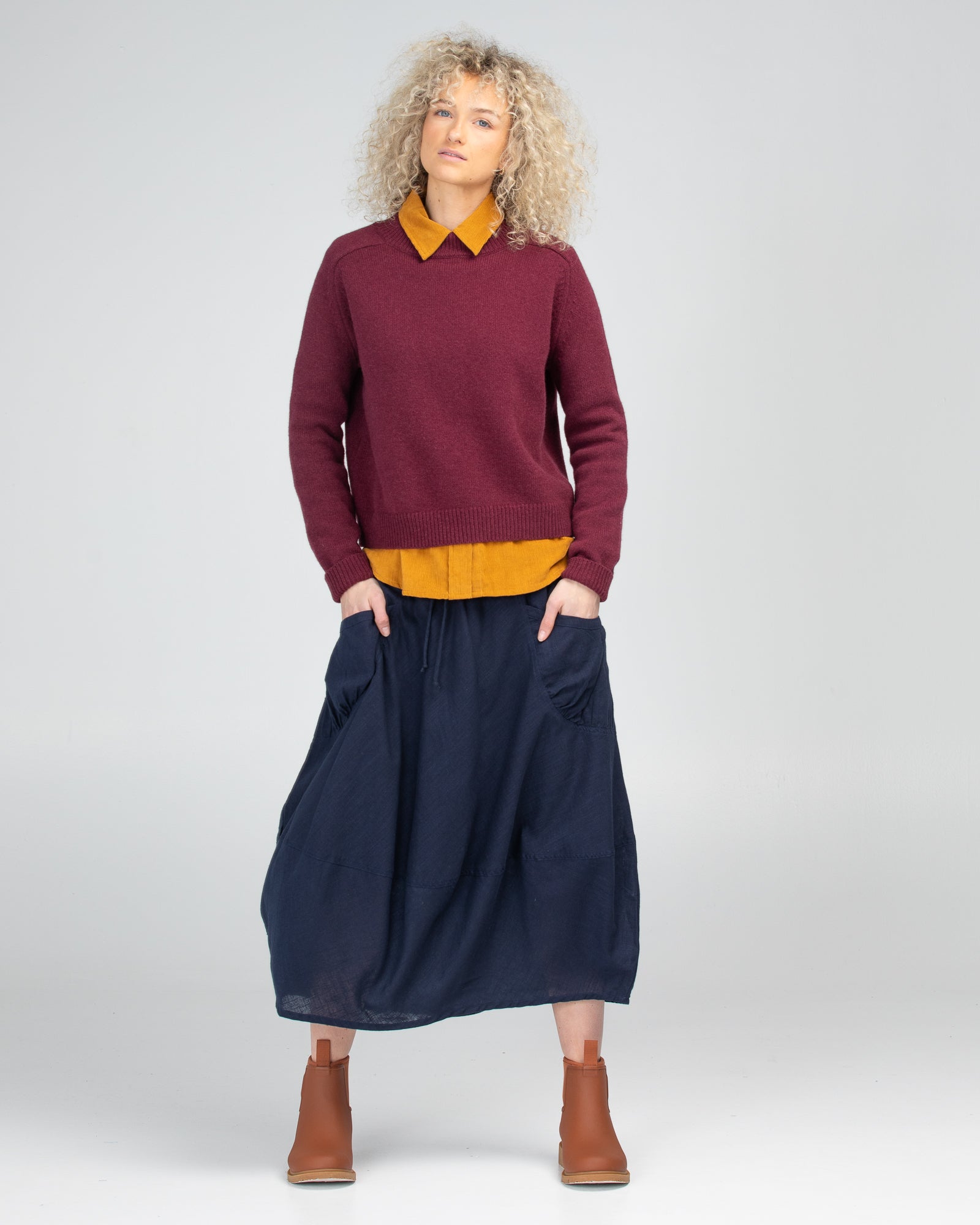 Winter Guru Skirt - Navy