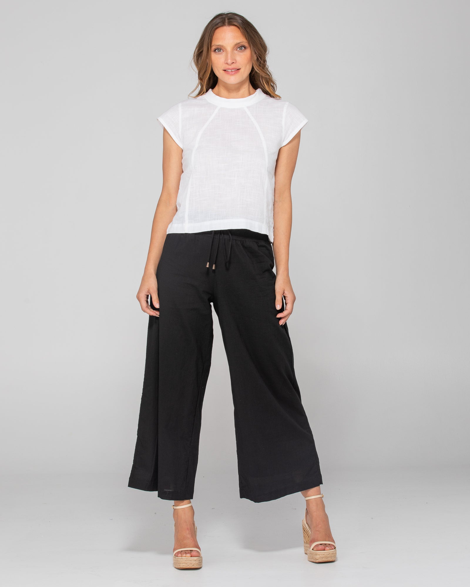 Ria Pant With Pockets - Black