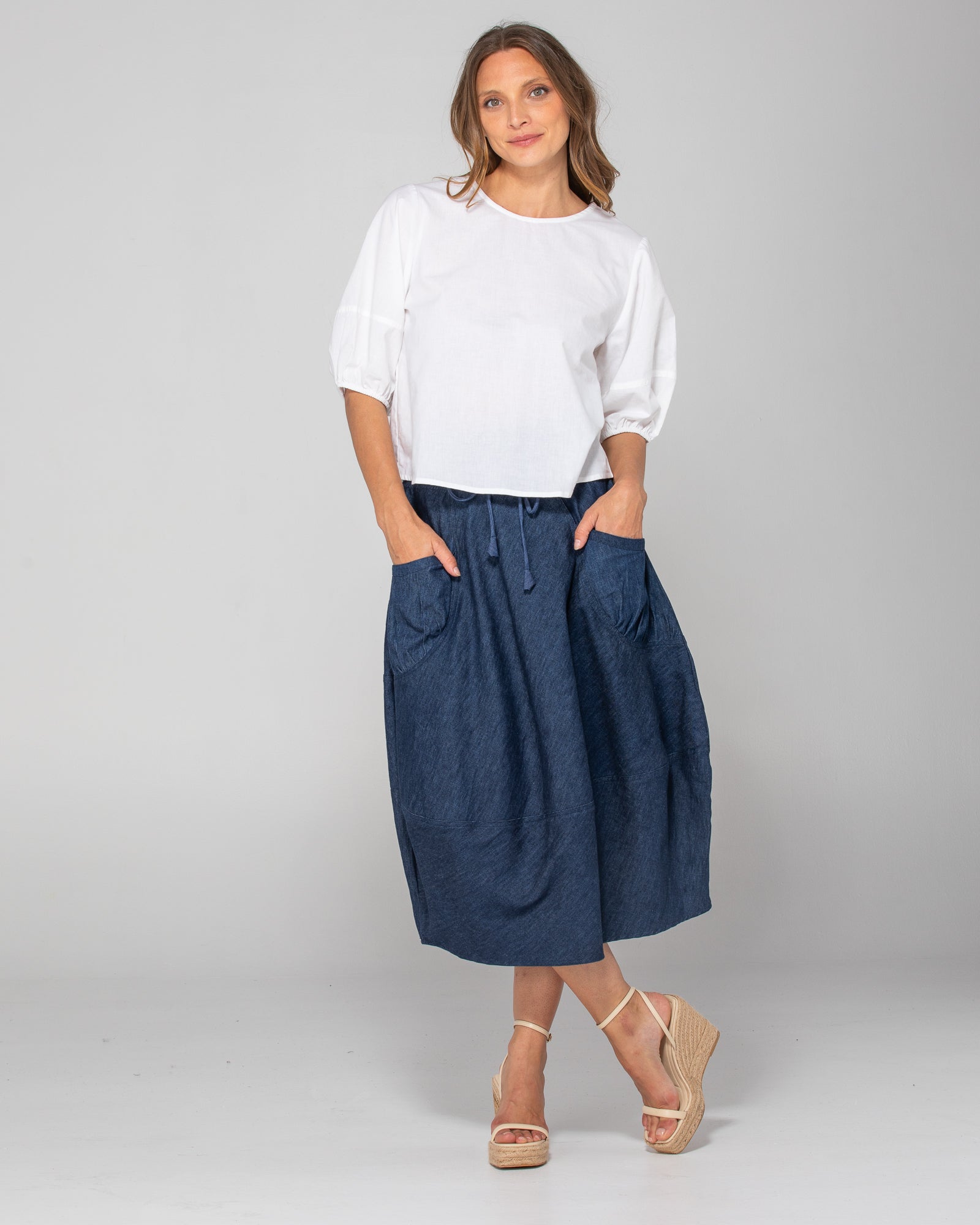 Guru Skirt - Dark Denim