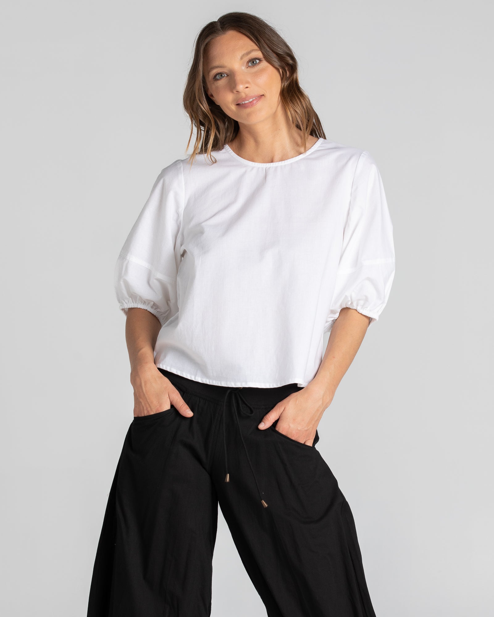 Ava Top - White