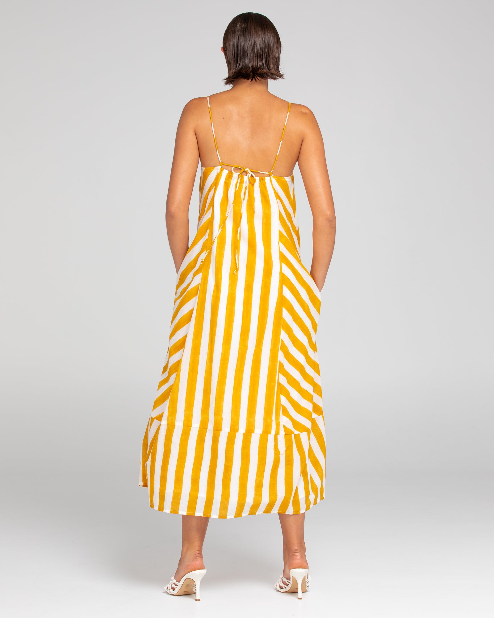 Sami Dress - Tropical Stripe