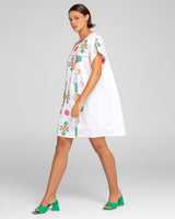 Opihi Dress - Embroidered Multi