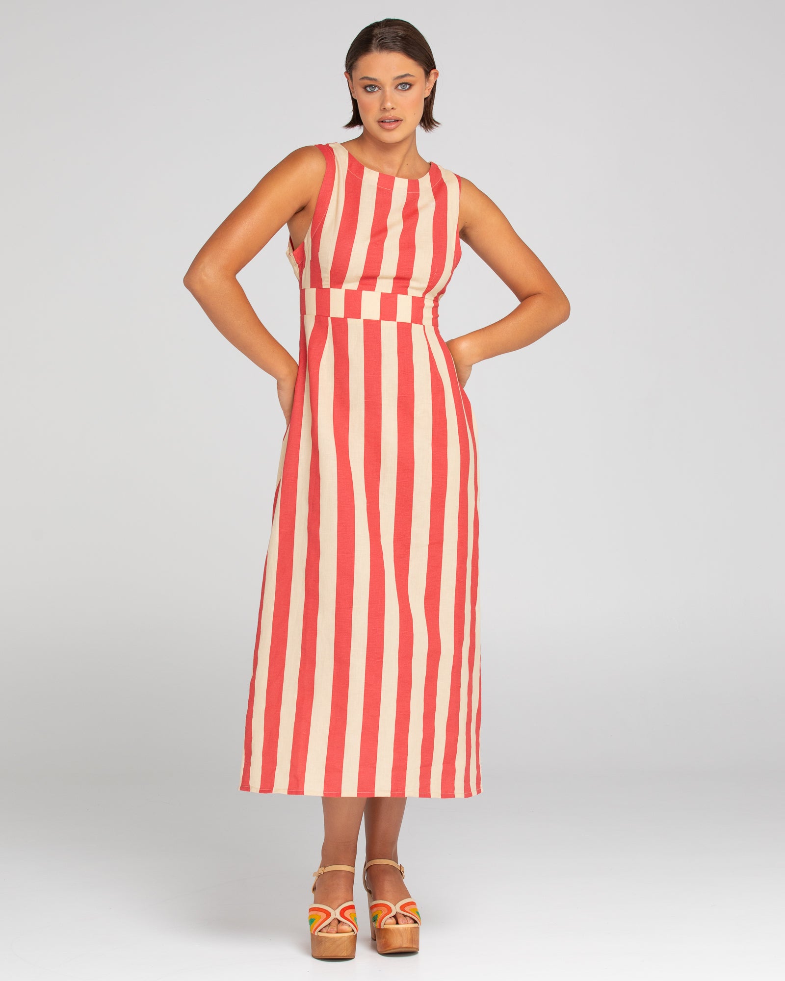 Colada Dress - Kaia Stripe