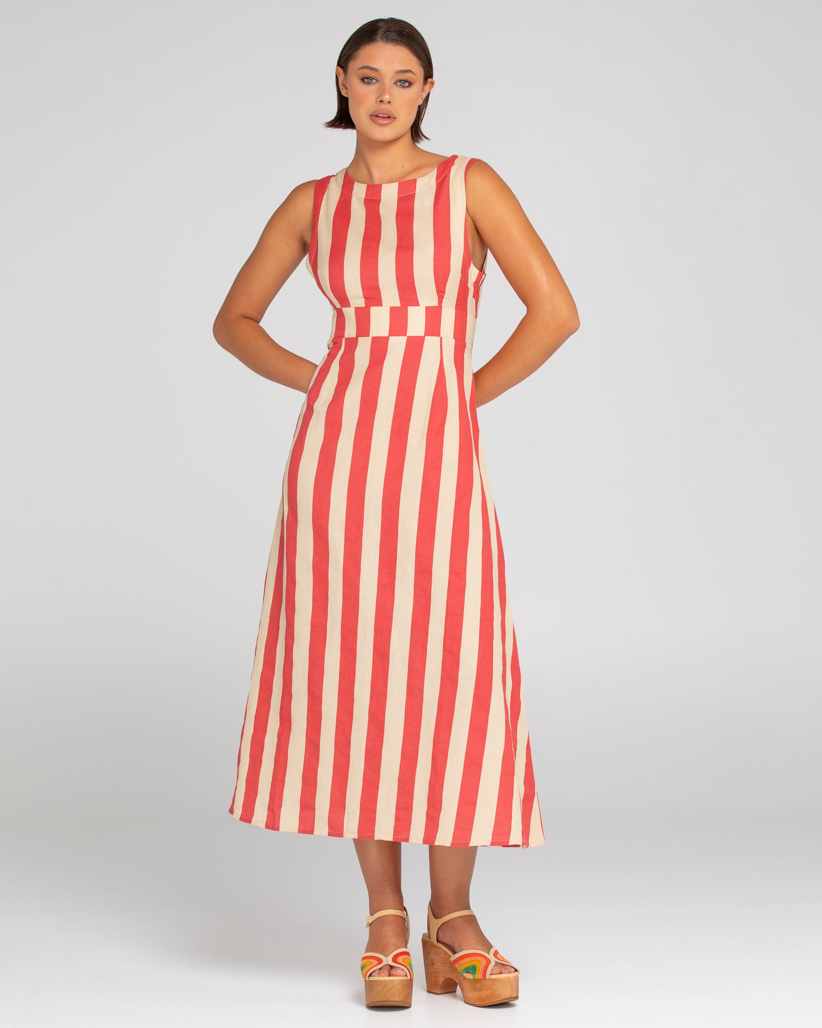 Colada Dress - Kaia Stripe