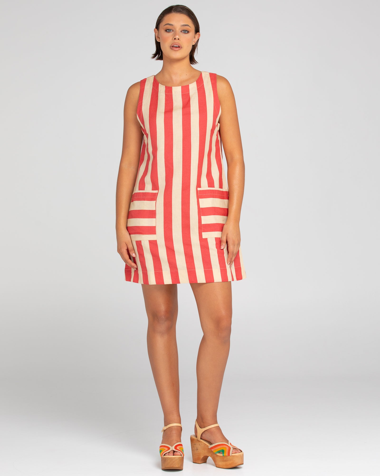 Mina Dress - Kaia Stripe