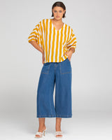 Sami Top - Tropical Stripe