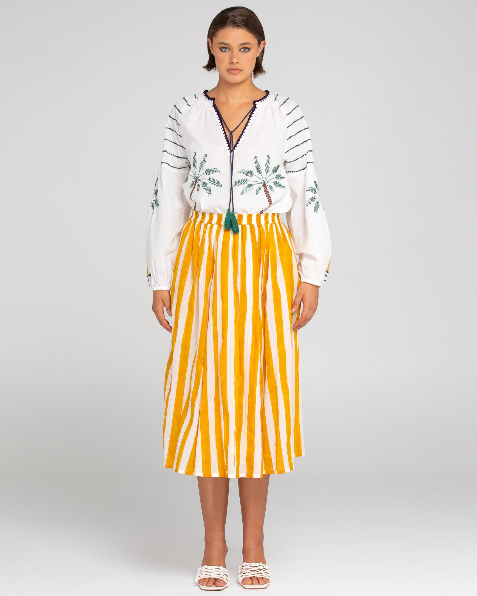 Sami Skirt - Tropical Stripe