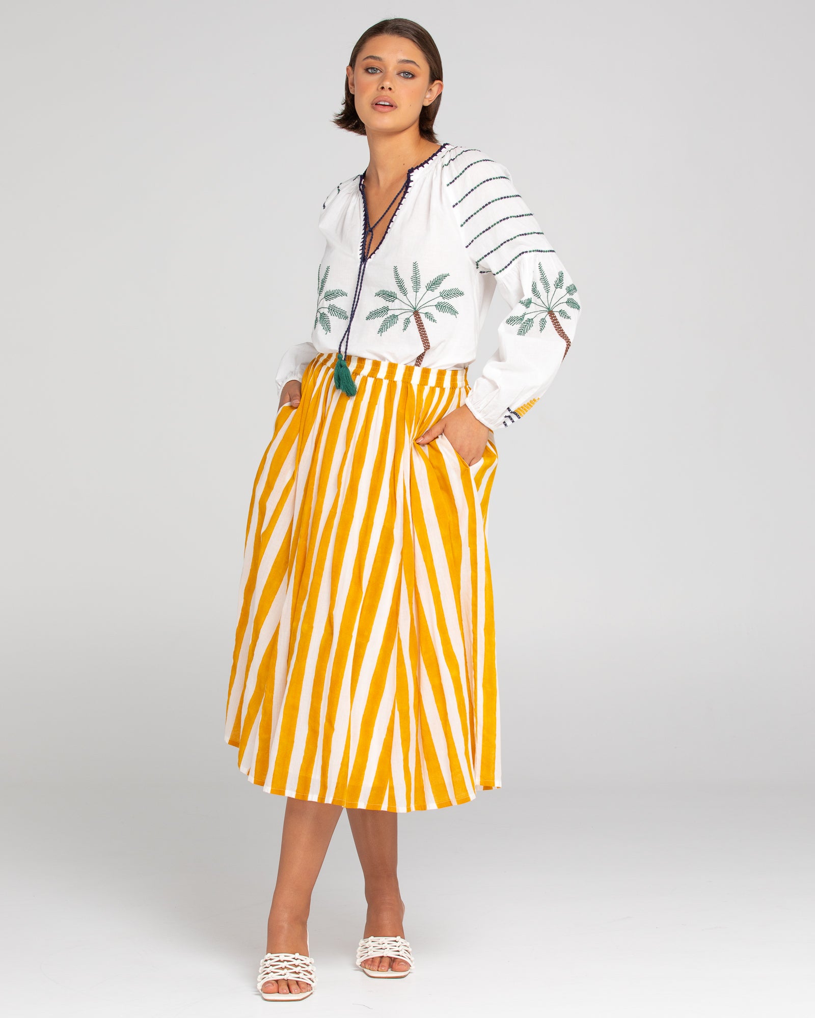 Sami Skirt - Tropical Stripe