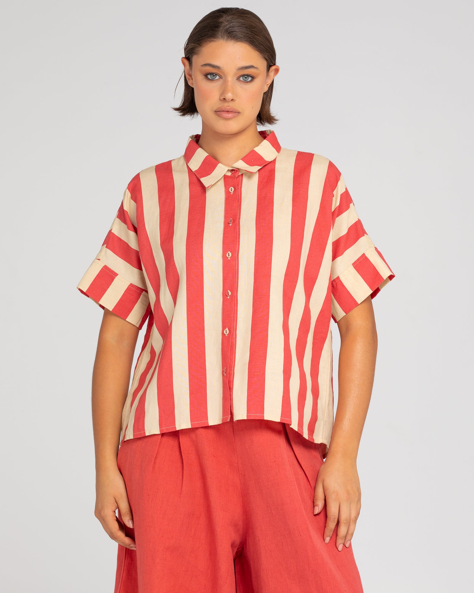 Mina Shirt- Kaia Stripe