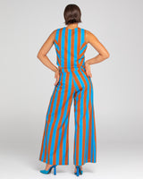 Ailana Vest - Cabana Stripe