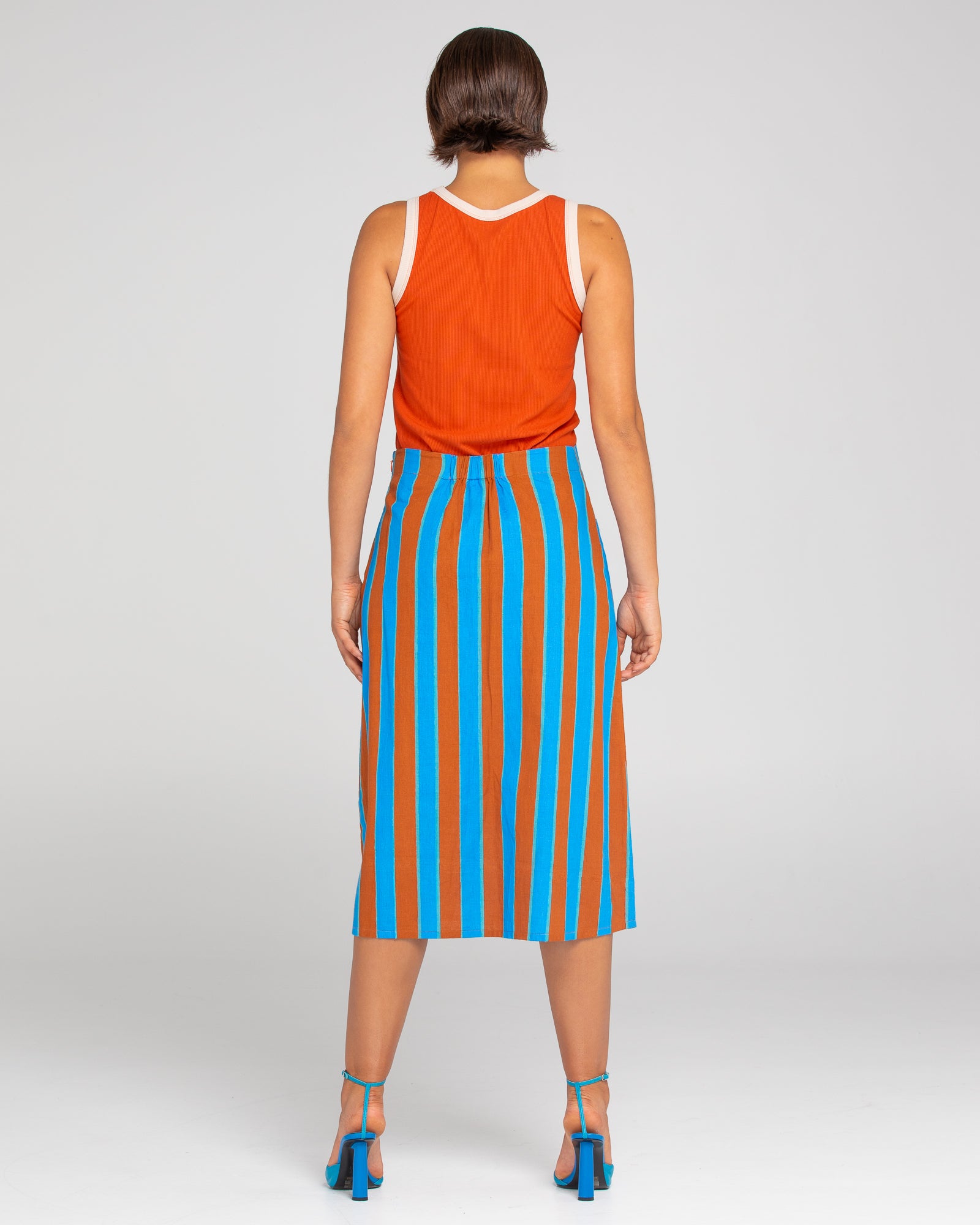 Fay Skirt - Cabana Stripe