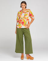 Ria Pant With Pockets - Khaki