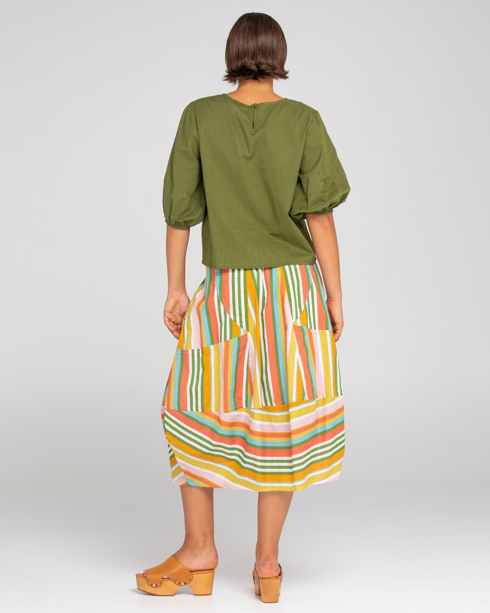 Guru Skirt - Ailana Stripe