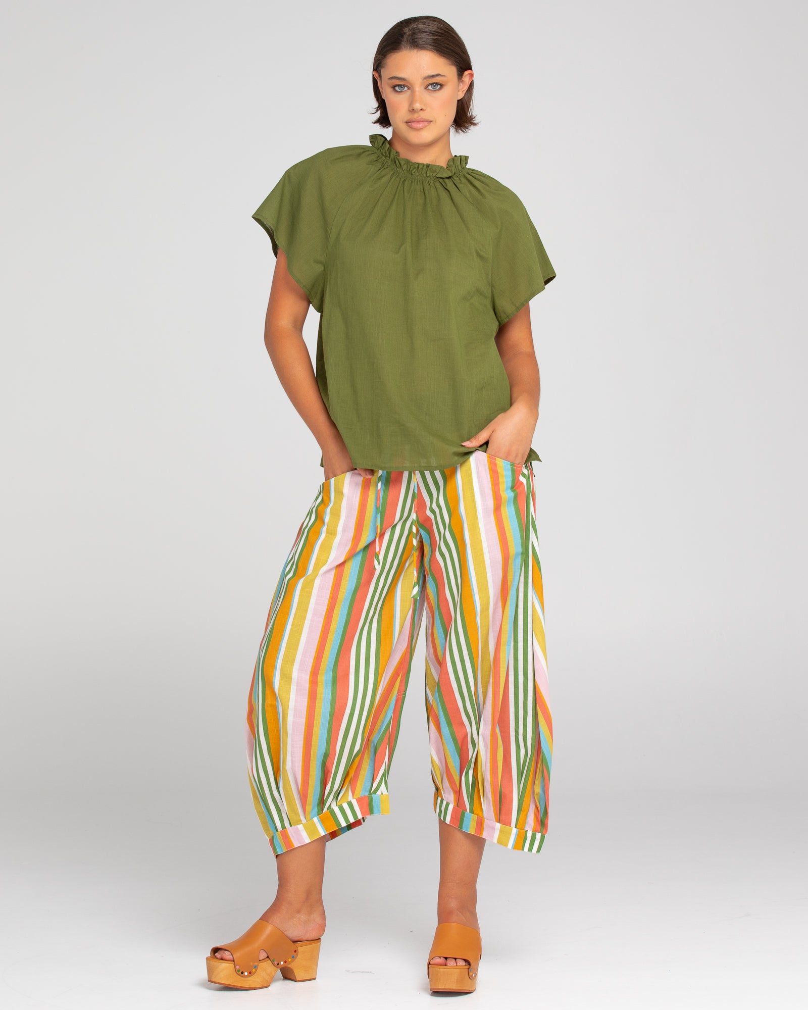 Guru Pant - Ailana Stripe