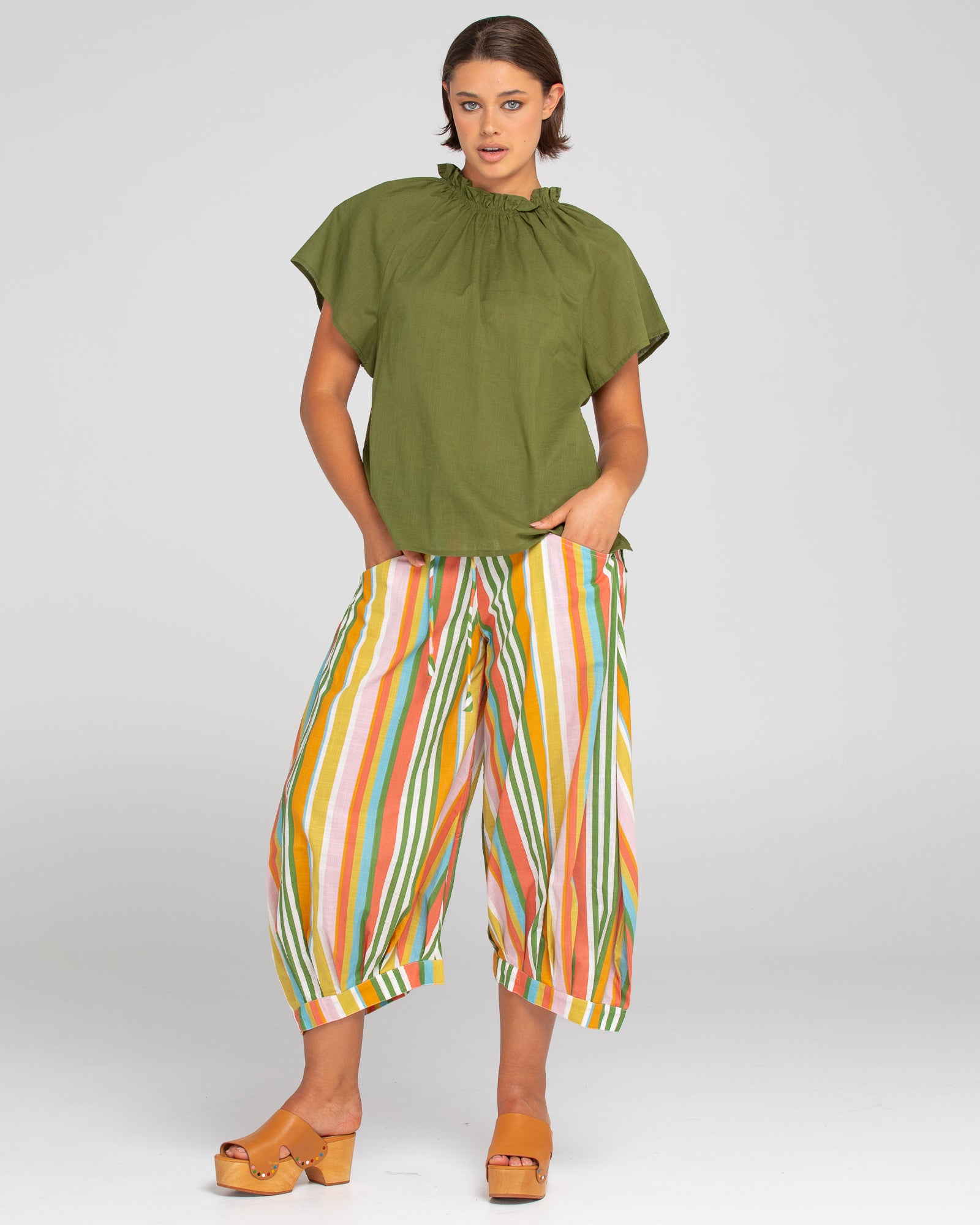 Guru Pant - Ailana Stripe