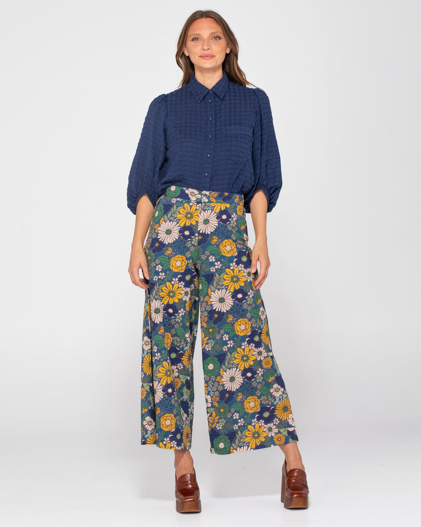 Jedda Pant - Blue Aurelia