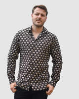 Mens Long Sleeved Shirt - Dahlia