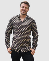 Mens Long Sleeved Shirt - Dahlia