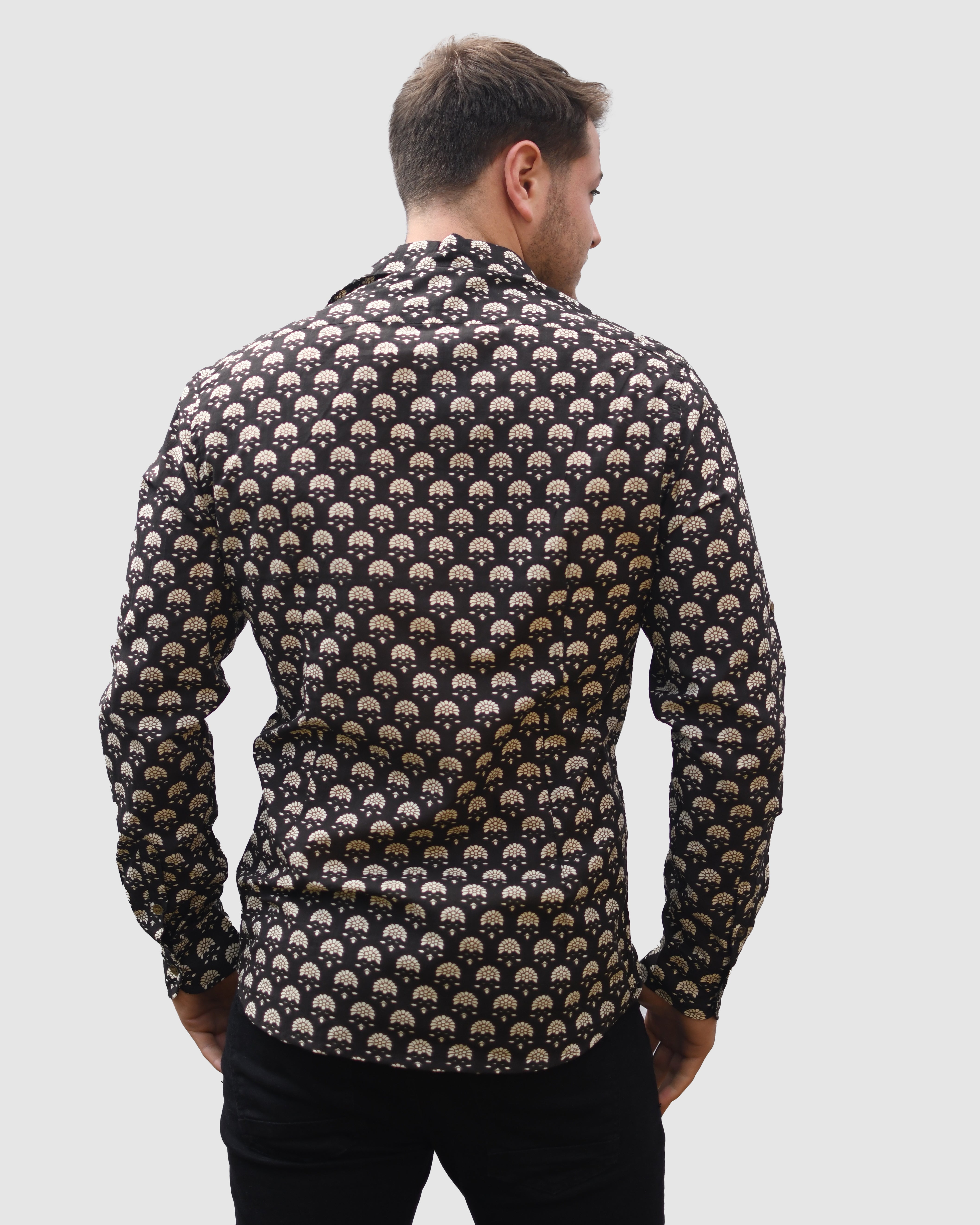 Mens Long Sleeved Shirt - Dahlia