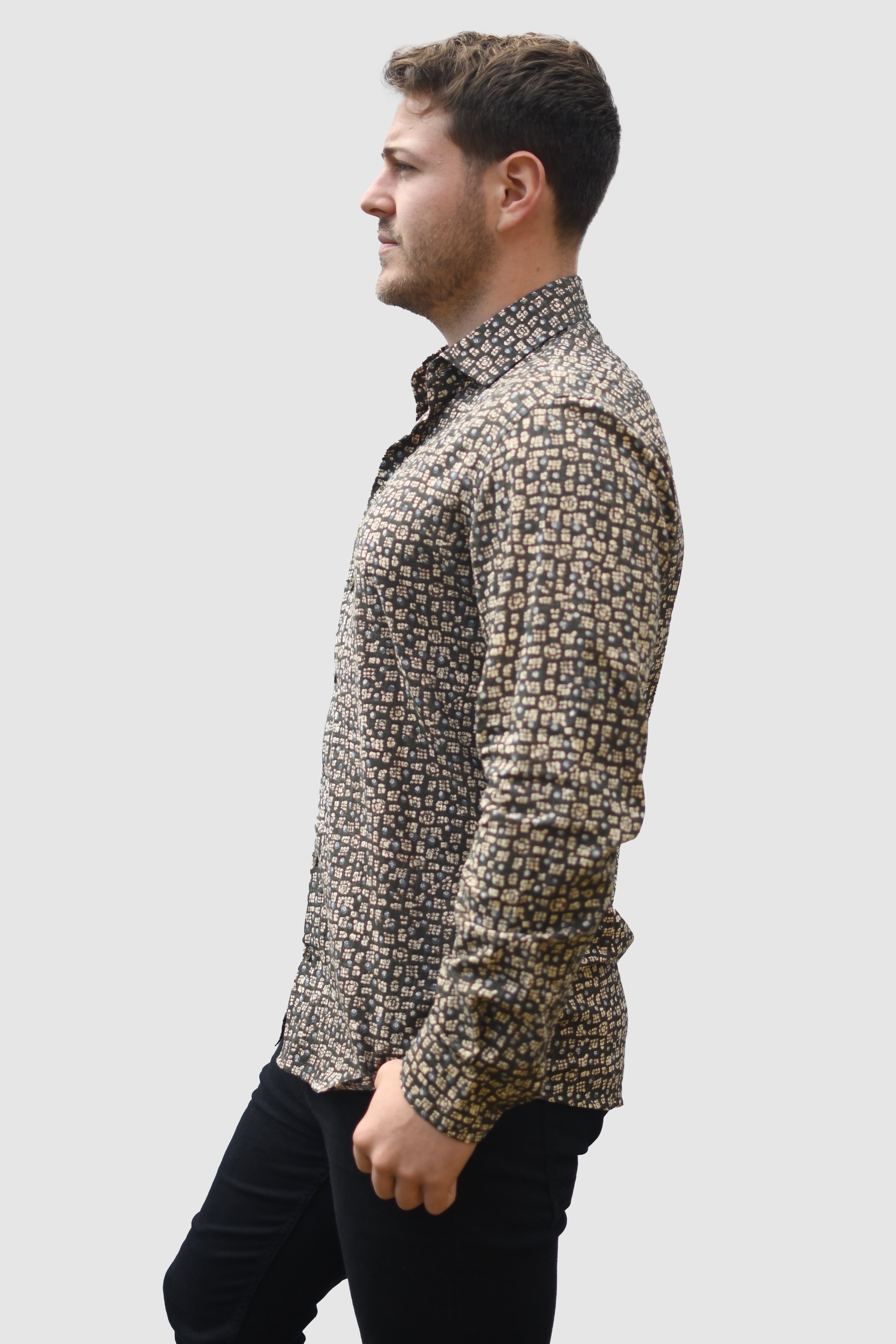 Mens Long Sleeved Shirt- Reza