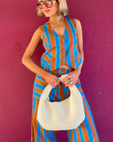 Ailana Vest - Cabana Stripe